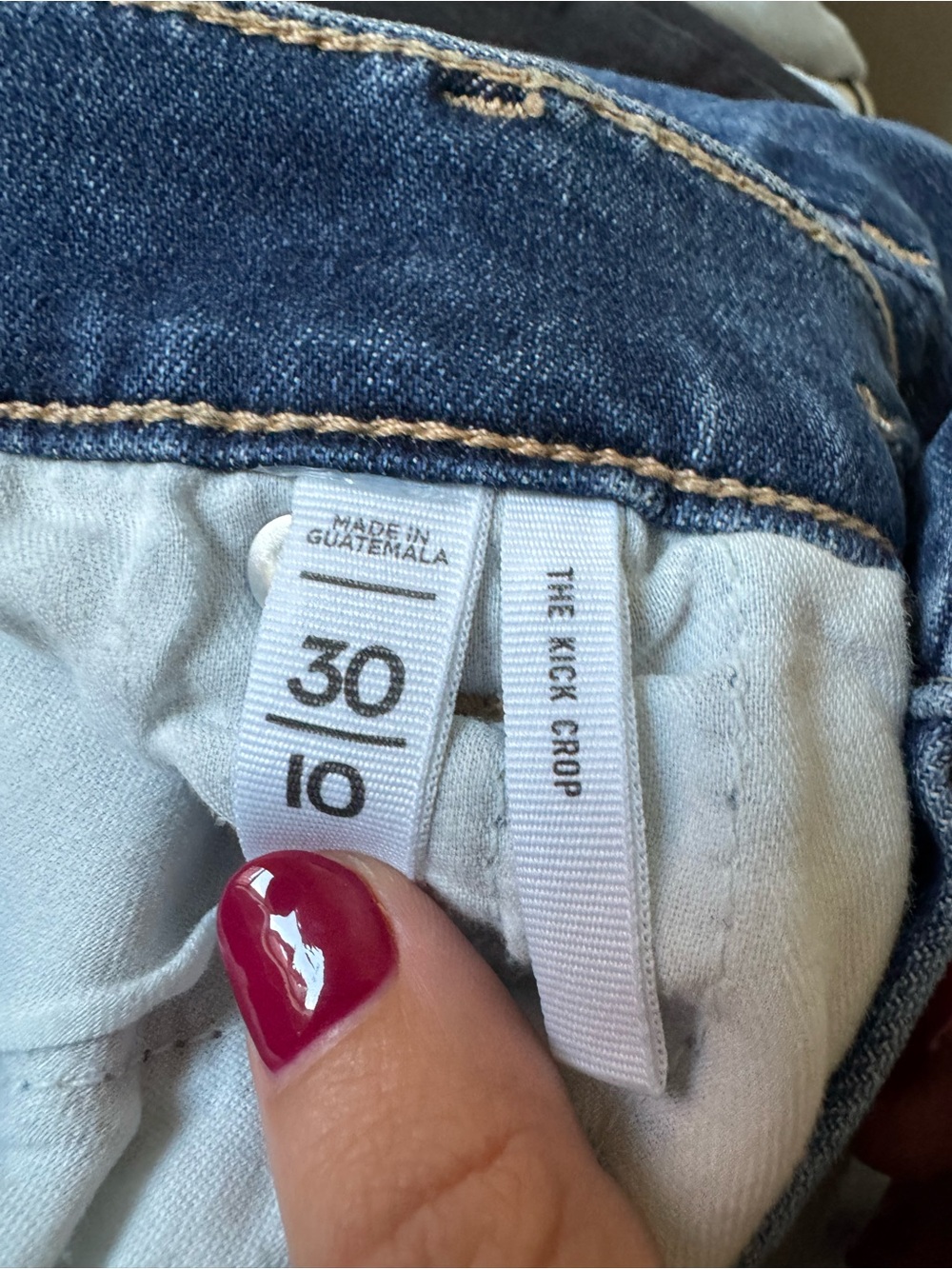 LOFT The Kick Crop Jeans 30/10 - Picture 10 of 14